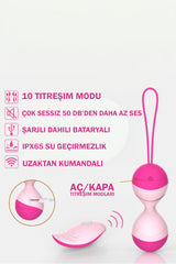 Do it Love - Premium Kegel Orgazm Egzersiz Topu - Pelvik Geliştirme - Vibratör - Vajinismus - 10 Farklı Titreşim Modu İlişki Kalitesi Artırıcı