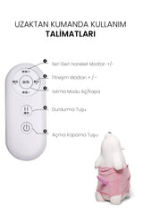 Do it Love - Sevimli Kutup Ayısı Seks Makinesi - Gizli Penis - İleri Geri ve Titreşim Modları - Yastık Ayıcık