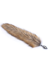 Do it Love - Çelik Anal Plug Tıkaç- Tilki Kuyruğu - Fantezi Tıkaç - 44cm Kuyruk 28mm Tıkaç