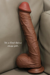 Do it Love - Siyahi Dev Dildo - 33cm Uzunluk * 5cm Kalınlık - Nirvana Zevk