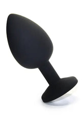 Do it Love - Siyah Anal Plug - Medikal Silikon Kaplı Çelik Anal Tıkaç - 35mm * 8cm