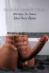 Do it Love - Güçlü Büyük Dildo - Dildo, Anüs ve Testisler - Unisex kullanıma uygun - 19,5cm Dildo