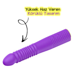 Do it Love - Klitoris Simülatörlü - Hareketli Titreşimli Vibratör - Funny Bady - 10 Titreşim - 10 Teleskopik Hareket Modu