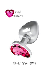 Do it Love - Kalpli Taş 3 lü Anal Tıkaç Set - Küçük Orta Büyük Boy Anal Plug - 3 lü Set Anal Plug