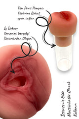 Do it Love - Realistik Mastürbatör Penis Pompası Başlığı - Mastürbatör Başlık - Manuel ve Otomatik Tüm Cihanlara Uyumlu