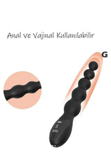 Do it Love - Anal Esnek Boğumlu Titreşimli Vibratör - Dijital Göstergeli Erkek / Kadın Kullanım
