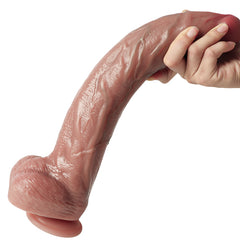 Do it Love - Naughty Boy - Dildo - Realistik Gerçek Doku - 33cm Uzunluk - 6 Cm Kalınlık - Maxi Boy Doyumsuz Dildo