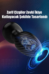 Do it Love - 360 Derece Dönen Titreşimli Uzaktan Kumandalı Anal Plug - Dönen Titreşimli Anal Tıkaç