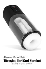 Do it Love - Tam otomatik 9 Titreşim, 6 Sıvazlama (İleri Geri), 2 Isıtma Modu - İtalyan Usulü Gerçek Deneyim Mastürbatör