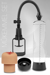 Do it Love - Realistik Vajina Mastürbatör Başlıklı Manuel Penis Pompası