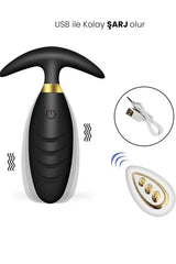 Do it Love - Anal Vibratör - Anal Tıkaç - 10 Farklı Titreşim Modu - Silikon Titreşimli Anal Plug