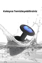 Do it Love - Siyah Anal Plug - Medikal Silikon Kaplı Çelik Anal Tıkaç - 35mm * 8cm