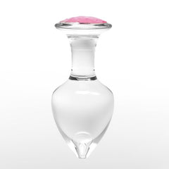 Do it Love - Kristal Anal Plug Set - 3 Boy Cam Anal Tıkaç ve Kalem Vibratör Set - Anal Plug Set 4 Lü