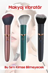 Do it Love - Gizli Arkadaş - Makyaj Fırçası Vibratör - Makyaj Tazelerken Zevk Alın - Bronz