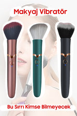 Do it Love - Gizli Arkadaş - Makyaj Fırçası Vibratör - Makyaj Tazelerken Zevk Alın - Bronz