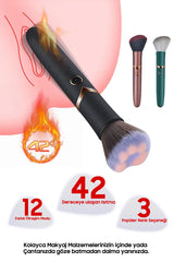 Do it Love - Gizli Arkadaş - Makyaj Fırçası Vibratör - Makyaj Tazelerken Zevk Alın - Siyah