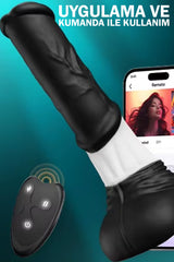 Do it Love - Black Horse Vibratör 7 Titreşim + 7 İleri Geri Hareket - Soft Silikon