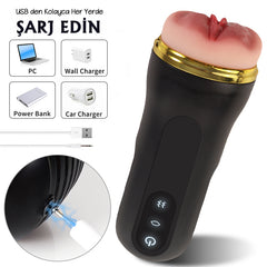 Do it Love - Premium Plus Realistik Vakumlu ve Titreşimli Vajina Mastürbatör