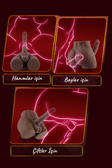 Do it Love - Güçlü Büyük Dildo - Dildo, Anüs ve Testisler - Unisex kullanıma uygun - 19,5cm Dildo