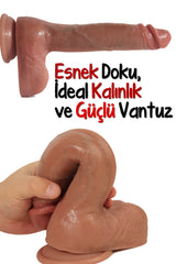 Do it Love – Premium Realistik Dildo - Testis ve Vantuzlu - Big Boy - Kalın