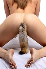 Do it Love - Çelik Anal Plug Tıkaç- Tilki Kuyruğu - Fantezi Tıkaç - 44cm Kuyruk 28mm Tıkaç