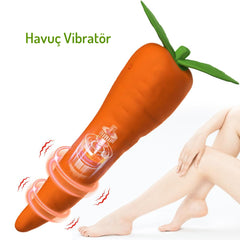 Do it Love - Sebze Figürlü Vibratör - Uyarıcı Etki Eğlenceli Vibratör - Havuç