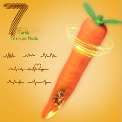 Do it Love - Sebze Figürlü Vibratör - Uyarıcı Etki Eğlenceli Vibratör - Havuç