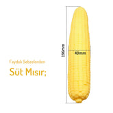 Do it Love - Sebze Figürlü Vibratör - Uyarıcı Etki Eğlenceli Vibratör - Süt Mısır