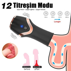 Do it Love - Hızlı Ereksiyon ve Geciktirici Penis Egzersizi - Güçlü Titreşim Modları - Muhteşem Zevk - Şarjlı