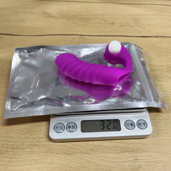 Do it Love - Parmak Vibratör - Eğlence içinizde - Anal ve Vajina Kullanımlı - Haz Halkaları - G ve Clitoral Zevk - Mor