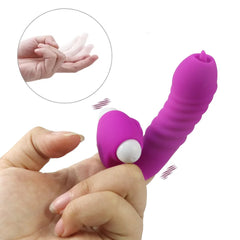 Do it Love - Parmak Vibratör - Eğlence içinizde - Anal ve Vajina Kullanımlı - Haz Halkaları - G ve Clitoral Zevk - Kırmızı