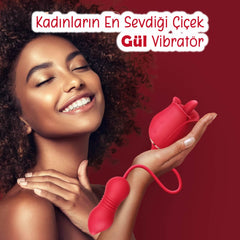 Do it Love - Sonsuz Zevk Gül Vibratör – İleri Geri Hareket, Titreşim ve Yalama