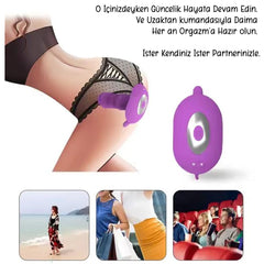 Do it Love - Telefondan Kontrol Vajina ve Anal Vibratör - İleri Geri + Titreşim - İç Çamaşırı Vibratörü - Pembe