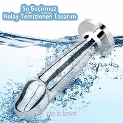 Do it Love – Sensuella Metal Penis Titreşimli Anal Plug – Uzun Tıkaç