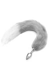 Do it Love - Çelik Anal Plug Tıkaç- Dişi Kurt Kuyruğu - Fantezi Tıkaç - 44cm Kuyruk 28mm Tıkaç