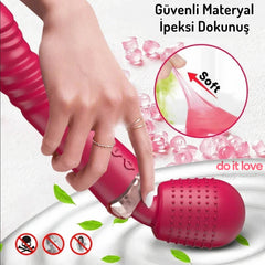 Do It Love - Üç Motorlu Topuzlu Teleskopik Güçlü Vibratör