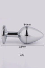 Do it Love - Çelik Anal Plug Tıkaç - 8cm Uzunluk - 34mm Çap - Orta Boy