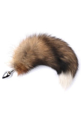 Do it Love - Çelik Anal Plug Tıkaç- Tilki Kuyruğu - Fantezi Tıkaç - 44cm Kuyruk 28mm Tıkaç