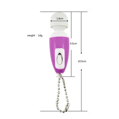 Do it Love - Mini Vibratör - Anahtarlık Vibratör - Mini Masaj Aleti - 6cm - Mor