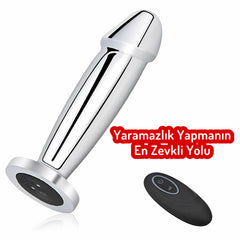 Do it Love – Sensuella Metal Penis Titreşimli Anal Plug – Uzun Tıkaç