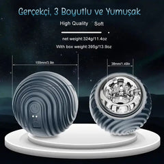 Do it Love - Çift Motorlu 10 Güçlü Titreşim Modu - 3D Hareketli Erkek Masturbatör - Bataryalı