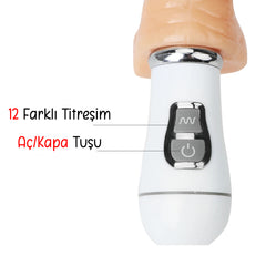 Do it Love - 12 Farklı Titreşim Ritmi - Çılgın Joe - Vibratör - Dildo 16cm