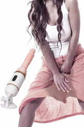 Do it Love - Otomatik Vantuzlu Eller Serbest Dildo - İleri Geri Hareketli ve Titreşimli