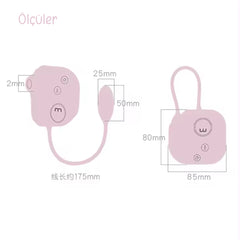 Do it Love - Dijital Göstergeli 3 Emme ve 10 Titreşim Modu - Yumurta Vibratörlü - Gizli Küçük - Estetik Tasarım