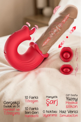 Do it Love - Fantasy Dream Dilli Hareketli Dildo - Titreşim, İleri Geri ve Ağız simülasyonu