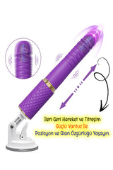 Do it Love - Klitoris Simülatörlü - Hareketli Titreşimli Vibratör - Funny Bady - 10 Titreşim - 10 Teleskopik Hareket Modu