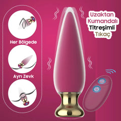 Do it Love - Uzaktan Kumandalı Güçlü Haz Verici - Sessiz Anal Tıkaç - Anal Plug 35mm