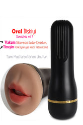 Do it Love - Premium Plus Realistik Vakumlu ve Titreşimli Oral Giriş Mastürbatör
