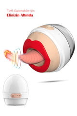 Do it Love - Küçük Hınzır Dönerek Yalama ve Titreşim Vibratör Mastürbatör