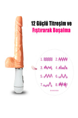 Do it Love - 12 Farklı Titreşim Ritmi - Çılgın Joe - Vibratör - Dildo 16cm